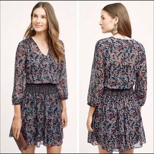 Anthropologie Vanessa Virginia Floral Dress